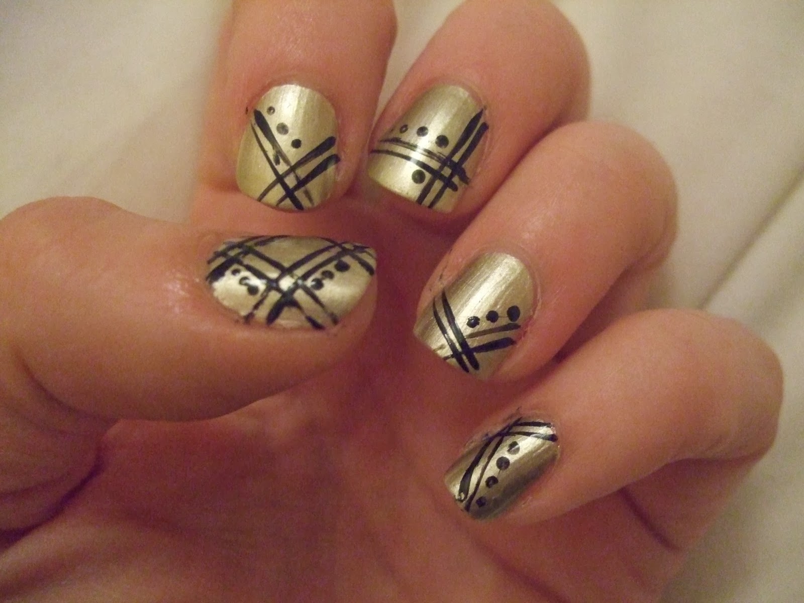 Nail Art Designs Black And Gold - 1600x1200 - jpeg Nail Art Designs Black And Gold